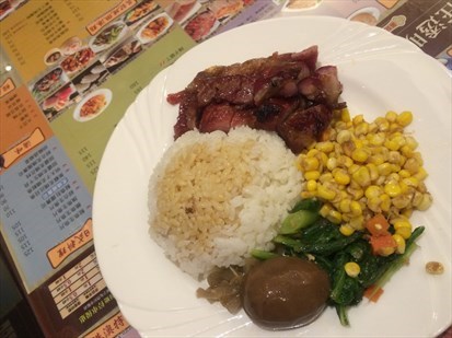 叉燒好吃，飯量算十足