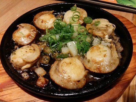 蒜味干贝铁板烧