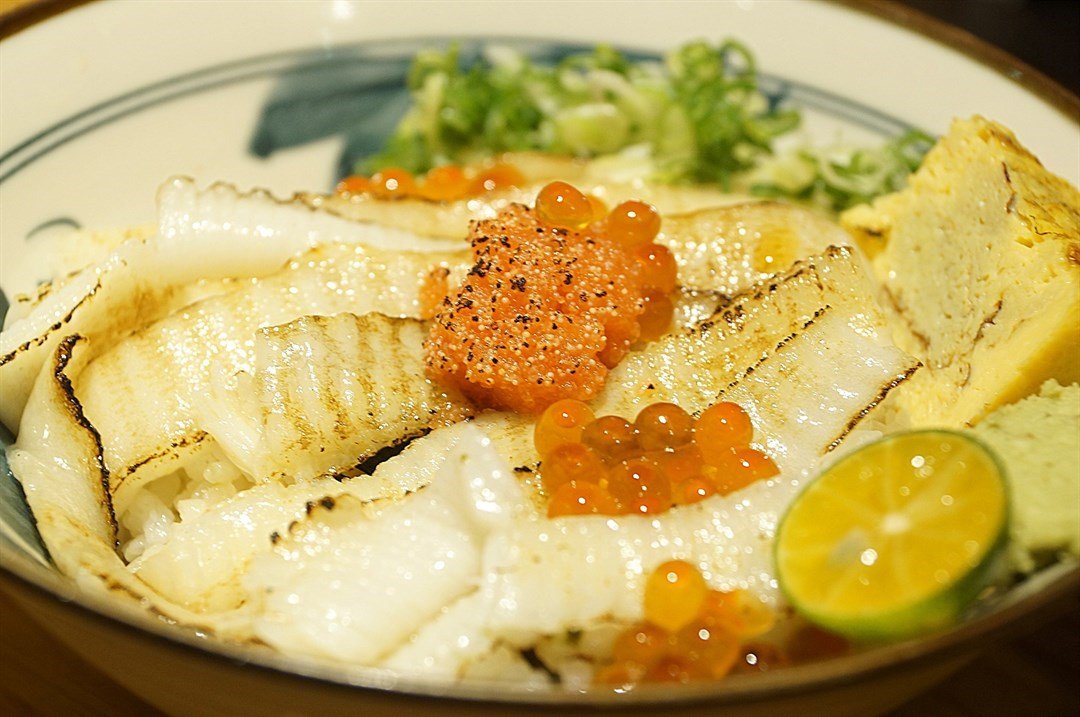 比目魚鰭邊肉丼 台北松山區的瞞著爹台北八德丼飯 Openrice 台灣開飯喇